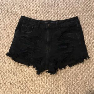 American Eagle Outfitters Black Jean Shorts